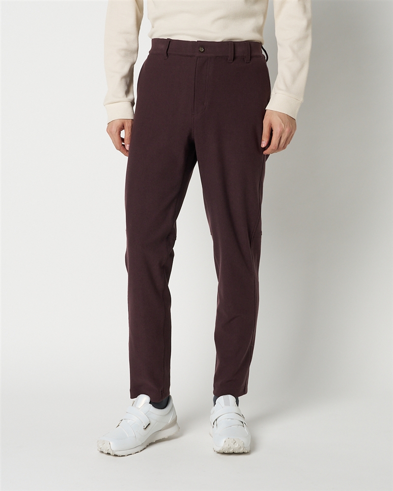 コーデュロイ ストレッチトリコットパンツ BORDEAUX