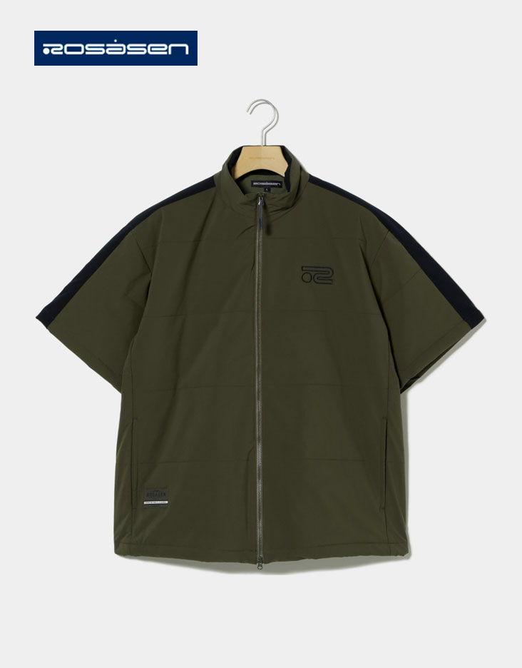 Rosasen（ロサーセン）ストレッチタフタ半袖ブルゾン